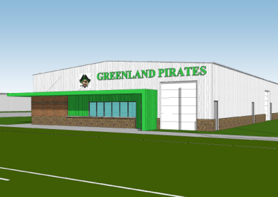 Greenland Schools Field House, Stadium and Ticketing Booth